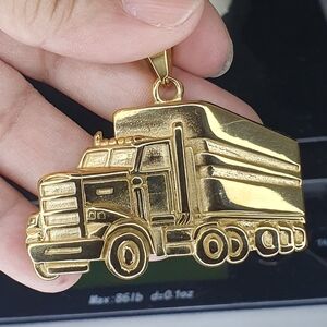Stainless steel truck pendant.